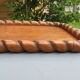 Solid wood tray from the 1940s-50s.