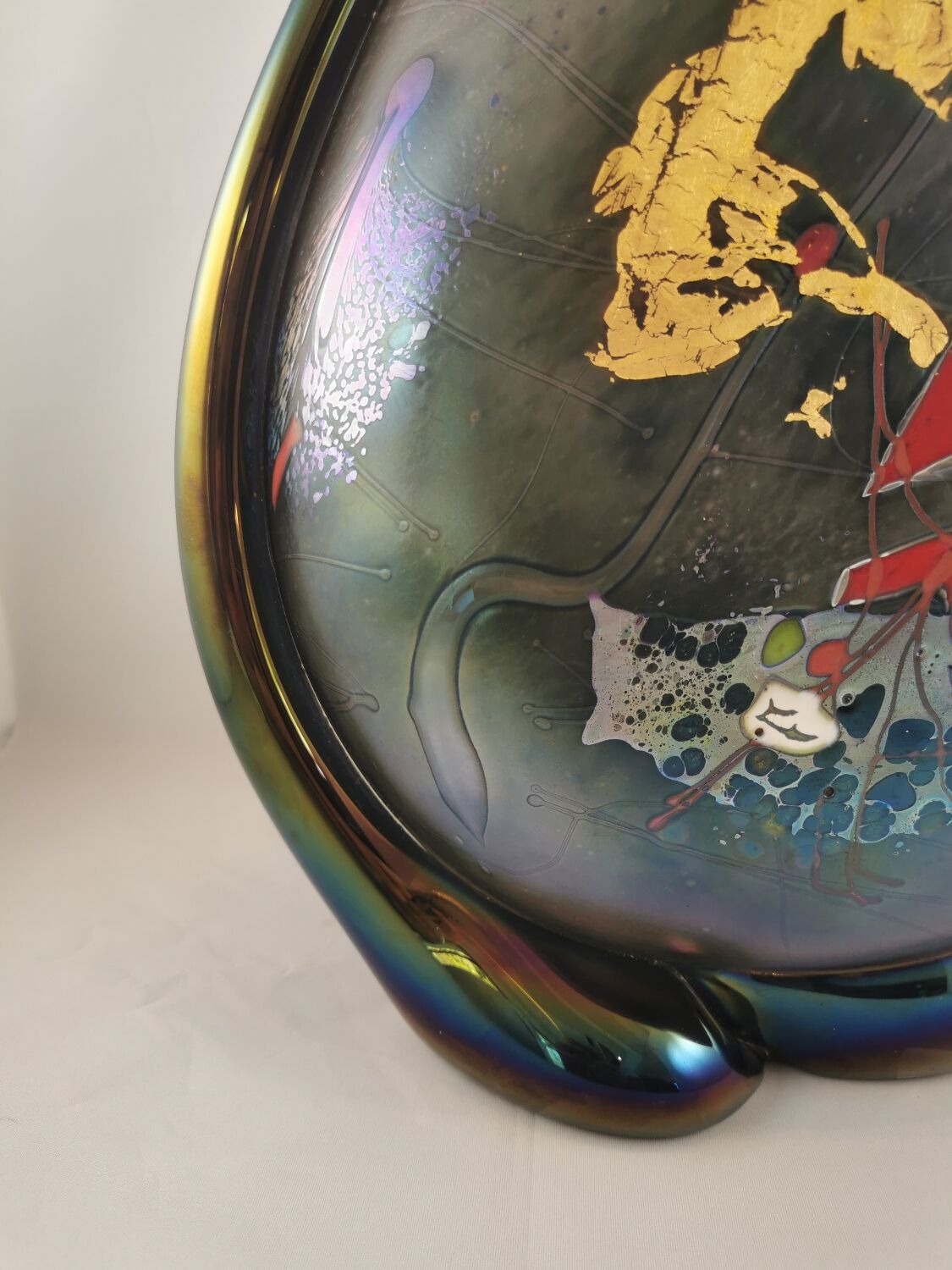 "Cord foot" vase, signed Robert Pierini, 1990s