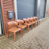 Cassina Hola 367 - set of 6 dining chairs by Hannes Wettstein