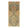 Vintage Turkish Hand-Knotted Wool Cotton Orange Runner Rug 96x214