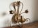 Gold metal wall light