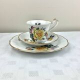 Yellow Trio Coffee Cup - Rheinpfaltz Hartporzellan Germany