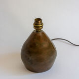 Glazed ceramic pear lamp base, 1960s