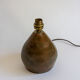 Glazed ceramic pear lamp base, 1960s