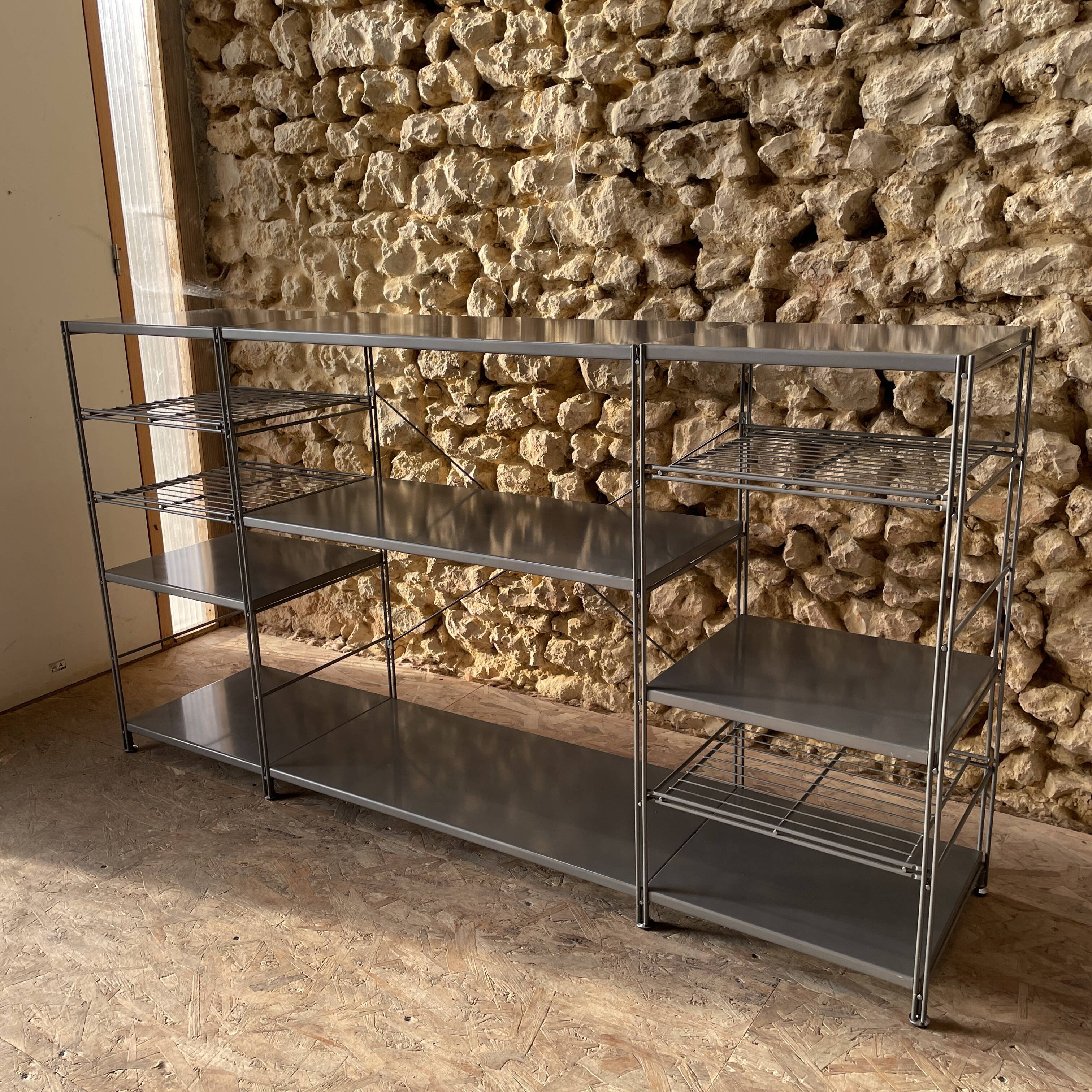 Modular metal shelf Niels Gammelgård - IKEA