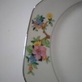 Vierzon porcelain footed plate – Edgar Gaucher, 1950s