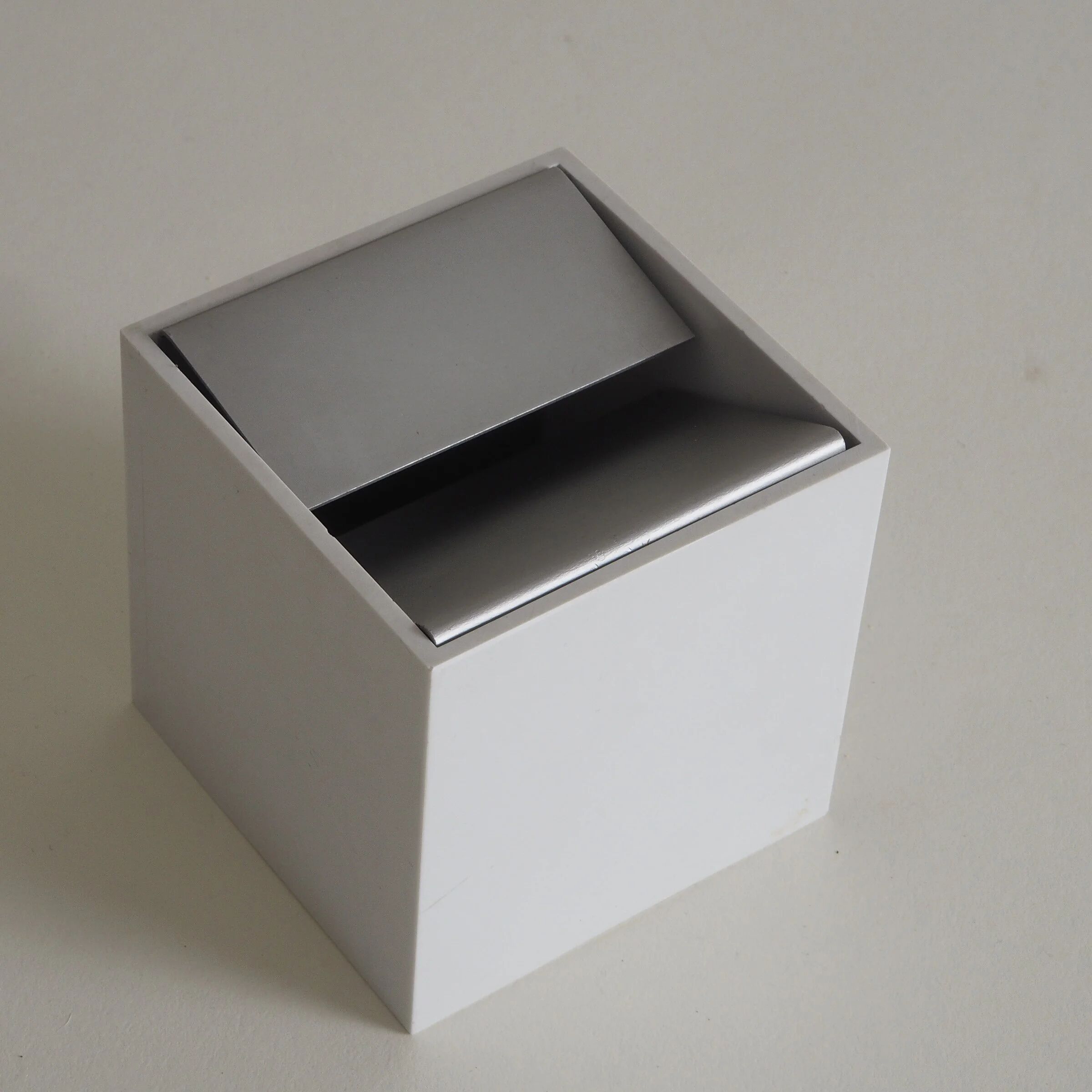 Cubo ashtray by Bruno Munari for Danese Milano