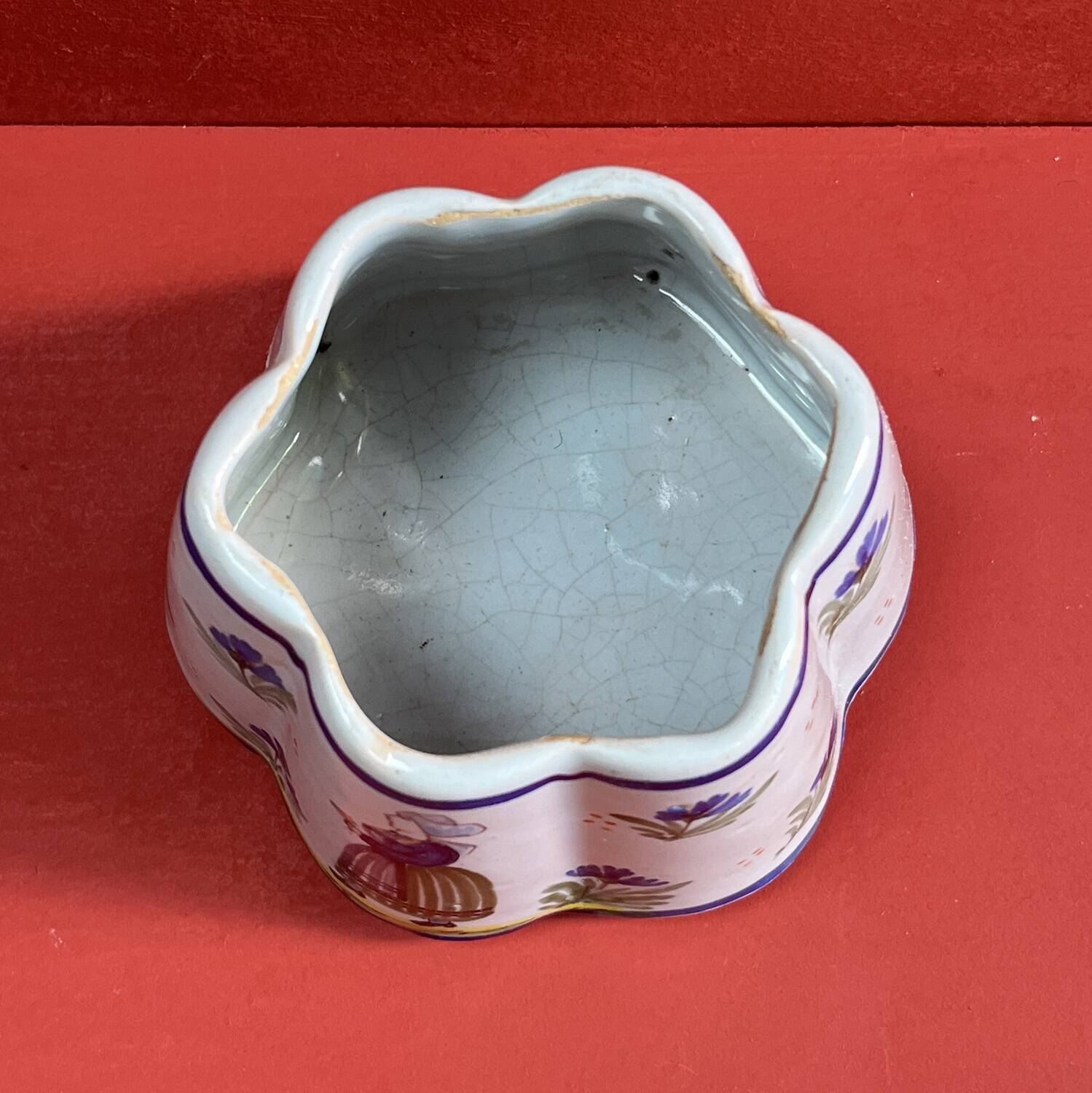Quimper earthenware pot