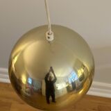 70s gold pendant light - Sweden