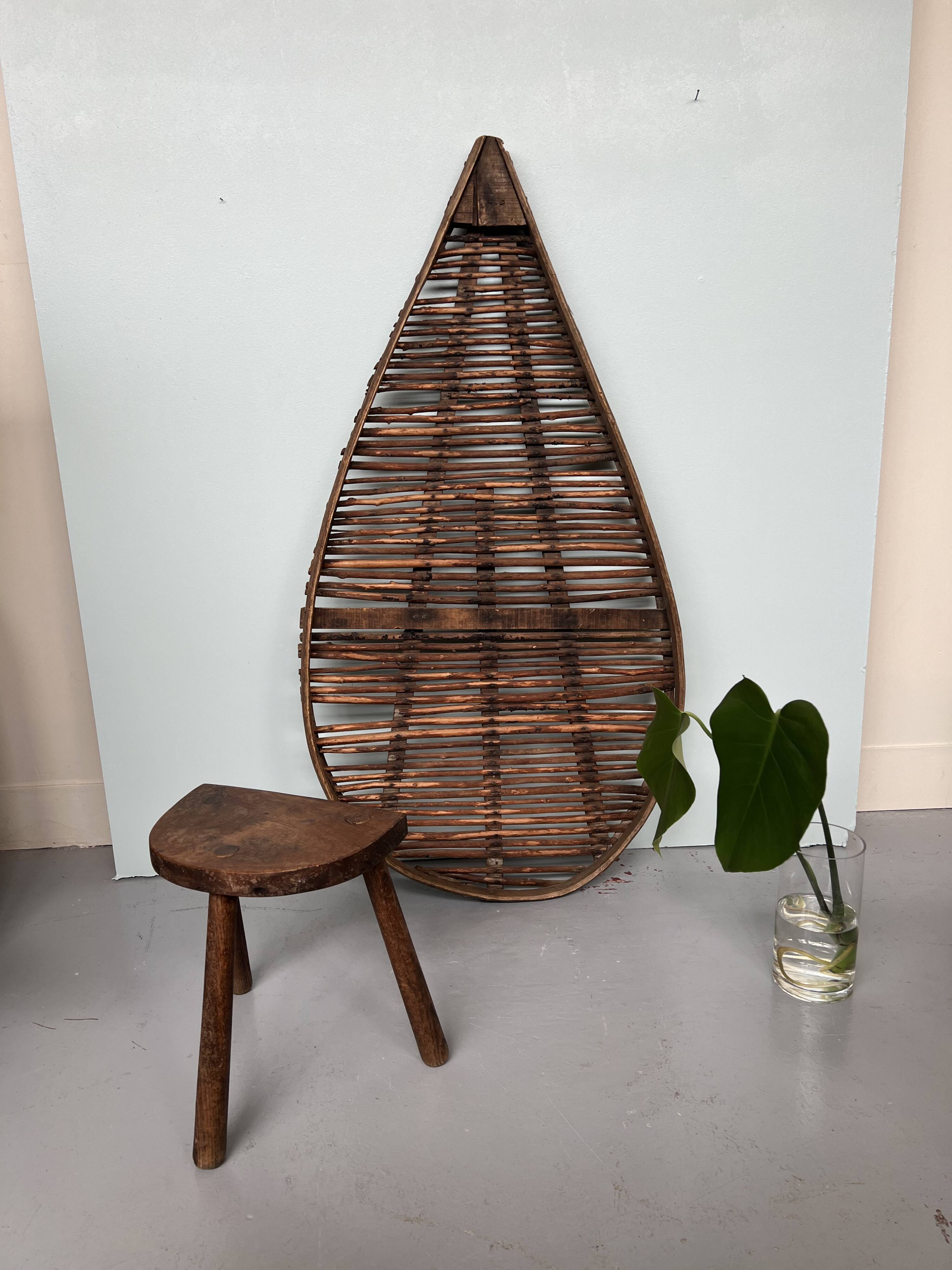 Large vintage plum rack