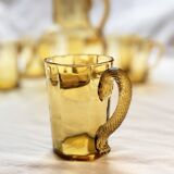 Service à orangeade, 1 cruche et 5 verres