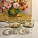 Lot de 4 coupes Luminarc fumées 1970