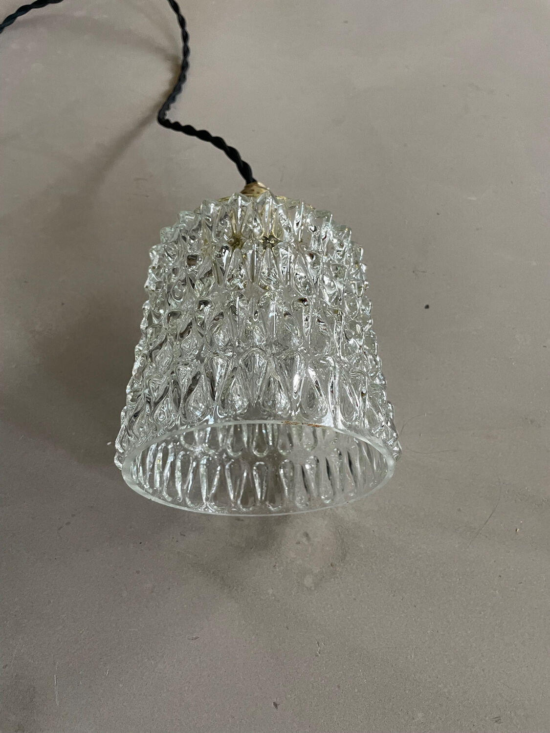 Vintage pendant light or portable lamp