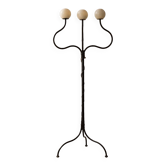 Sculptural Wrought Iron Floor Candelabrum, Hand-Forged, 1990s–2000s