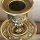 Pair of marble and brass candlesticks circa 1860
