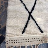 Handmade Moroccan rug, authentic Berber rug, 150/250cm.
