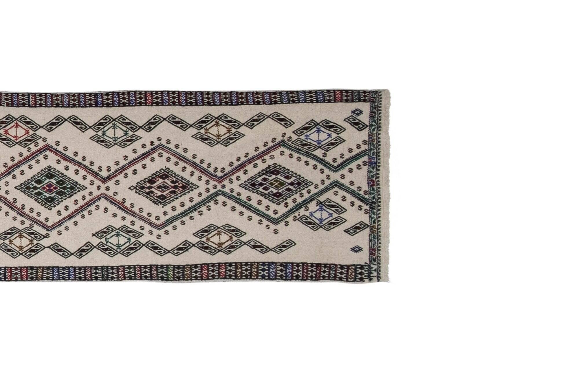 Tapis de couloir turc vintage 63x480 cm