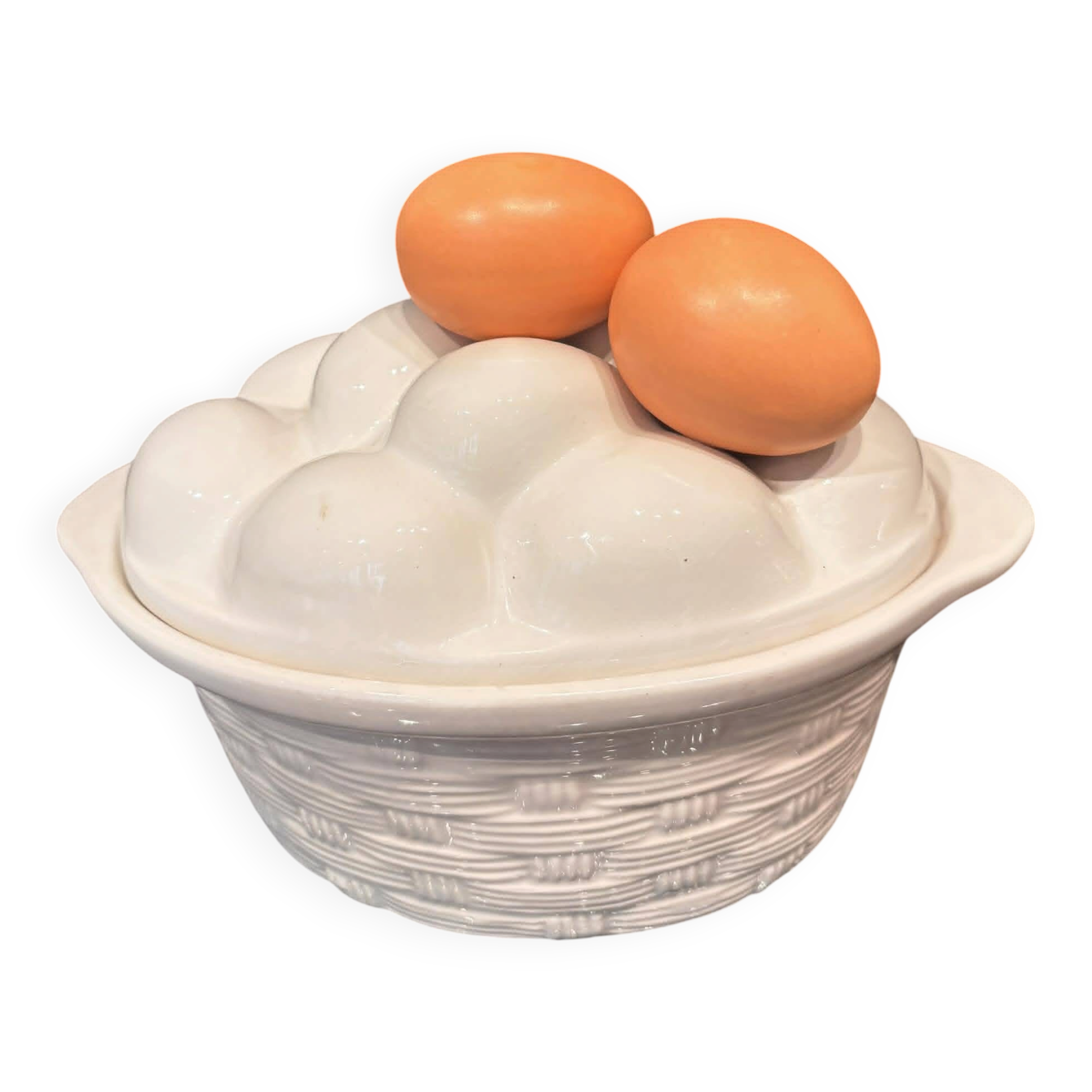 Ceramic egg terrine