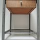 Bedside of boarding school wood vintage metal 50 s