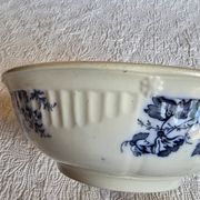Grande vasque ancienne anglaise A.B & Co modèle May – flow blue floral