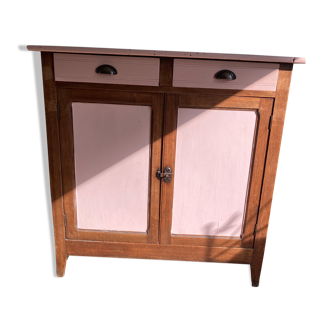 Old Parisian buffet 2 drawers 2 doors