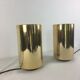 Pair of table lamps in brass model corfu by Roger Nathan