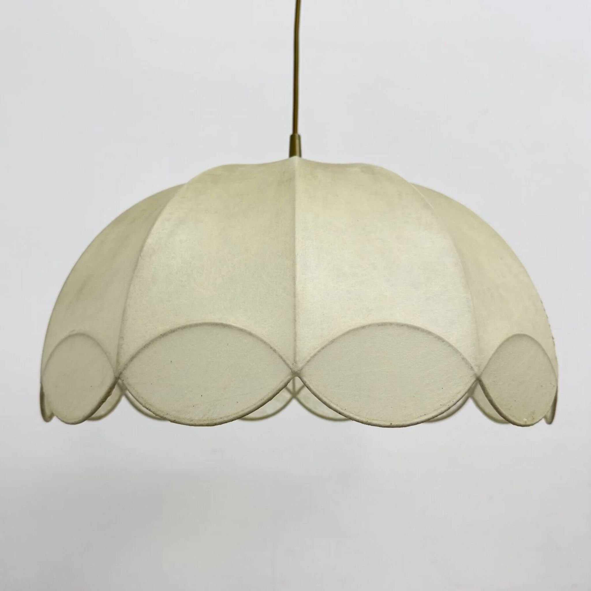 German mid-century "Cocoon" wavy chandelier by Goldkant, 1970s