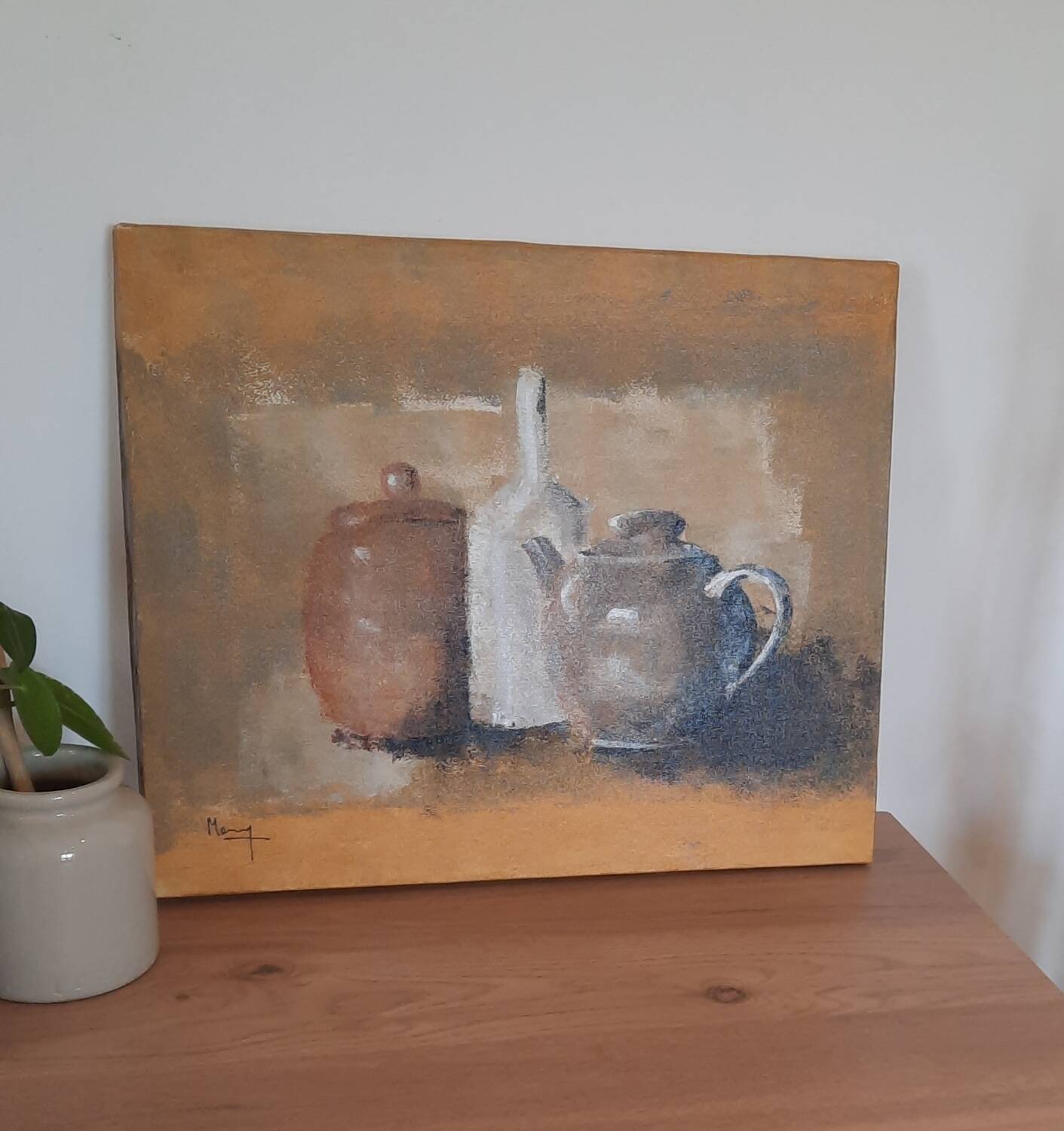 Oil painting painting