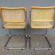 Pair of Cesca B32 Marcel Breuer chairs