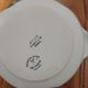 Plat avec son couvercle en porcelaine de Paris