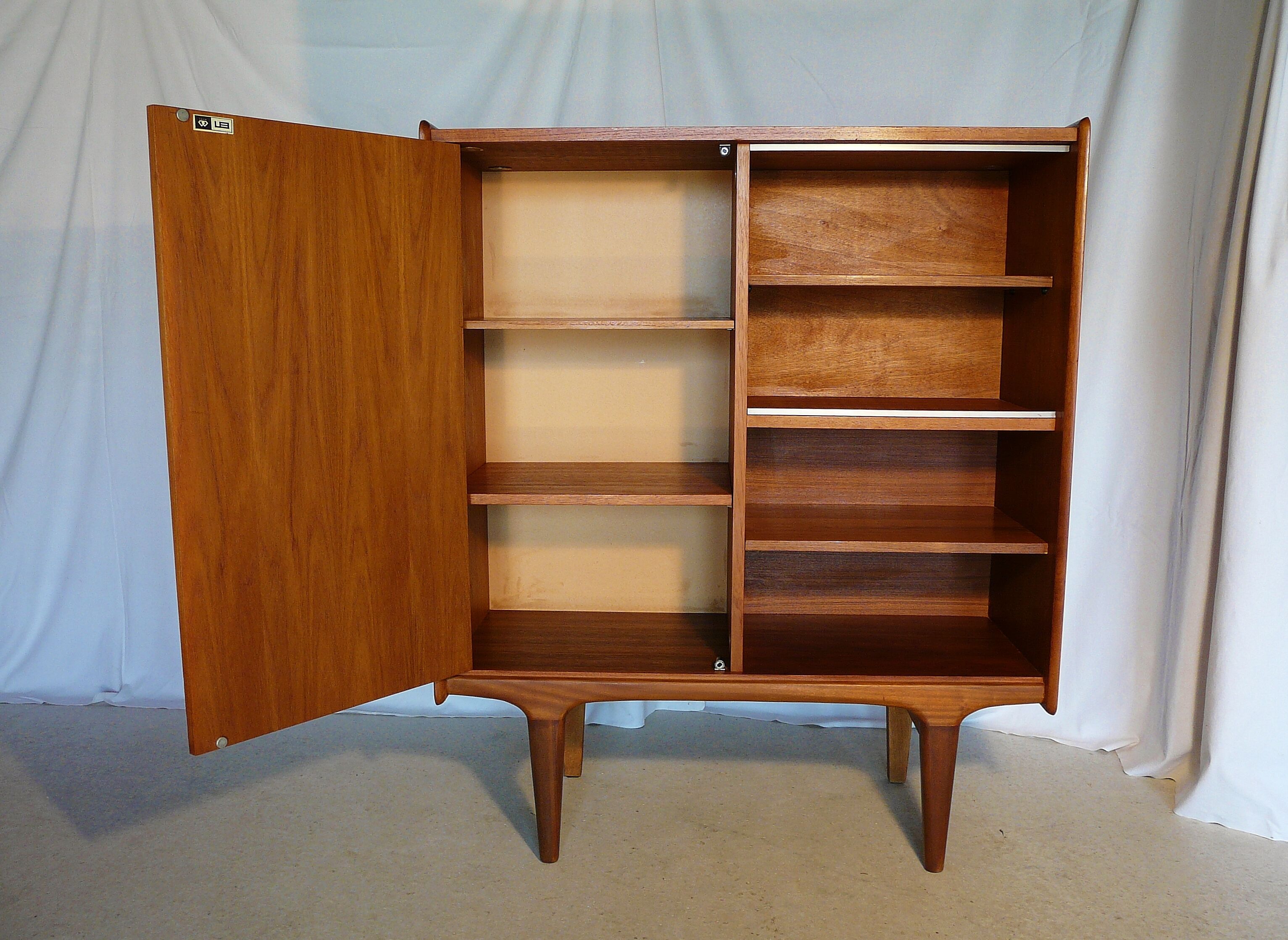 Scandinavian vintage teak bar furniture