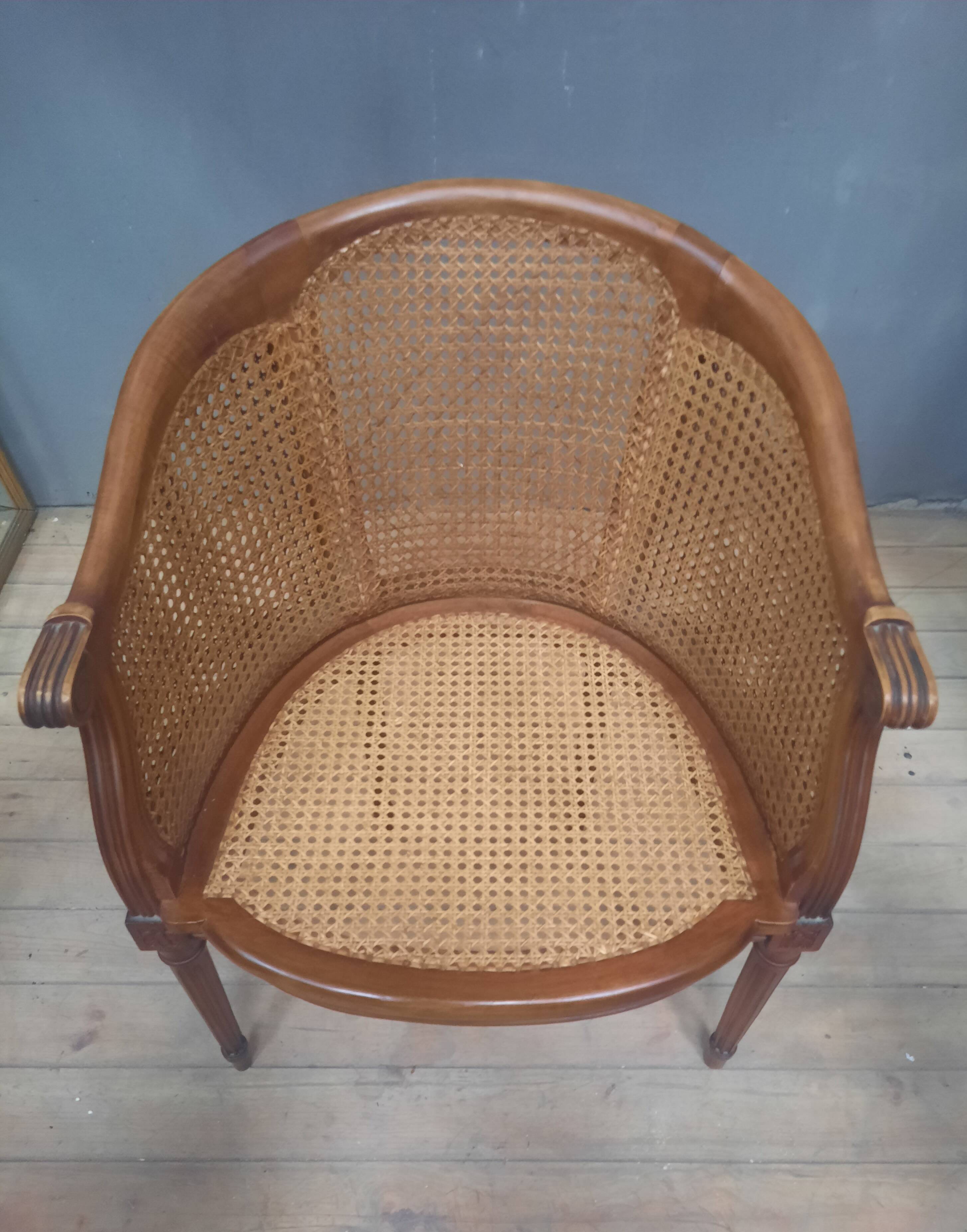 Louis XVI style office armchair