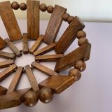 Teak fruit basket