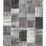 Tapis vintage patchwork turc