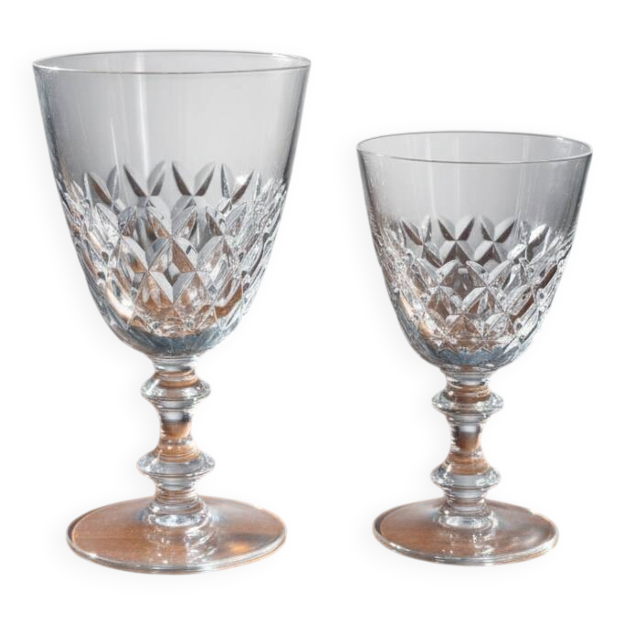 Complete service of water and wine Crystal of Bayel
