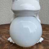 Vintage 80's frog lamp