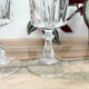 6 Arques crystal champagne flutes, Louvre model