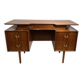 Mid-Century Retro Vintage Teak Floating-Top Desk by GPlan E. Gomme – 1960