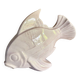 Sculpture poisson craquelé Art Déco céramique Le Jan