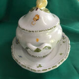 Moustiers tureen signed