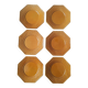 6 dessert plates Bordallo Pinheiro barbotine