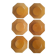 6 dessert plates Bordallo Pinheiro barbotine
