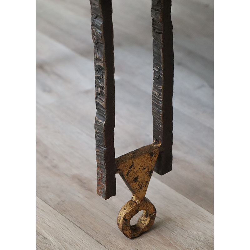 Sculptural coffee table by Jean-Jacques Argueyrolles circa 1990