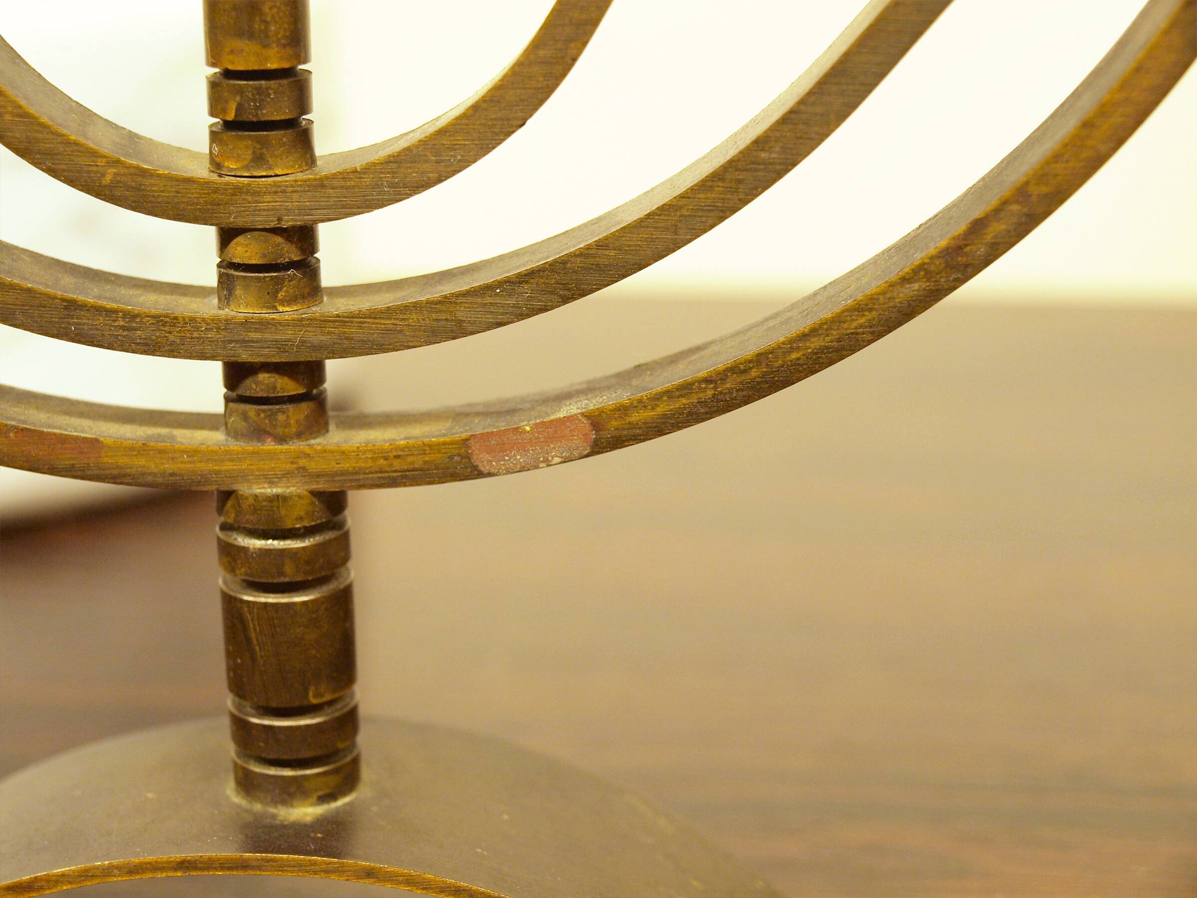 Bronze Menorah, made in Israel, 1970