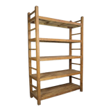 Shelf scale 5 shelves in natural wood