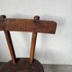 Pair of Savoyard tripod chairs, folk art, oak.