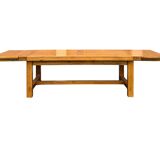 Solid wood farmhouse table