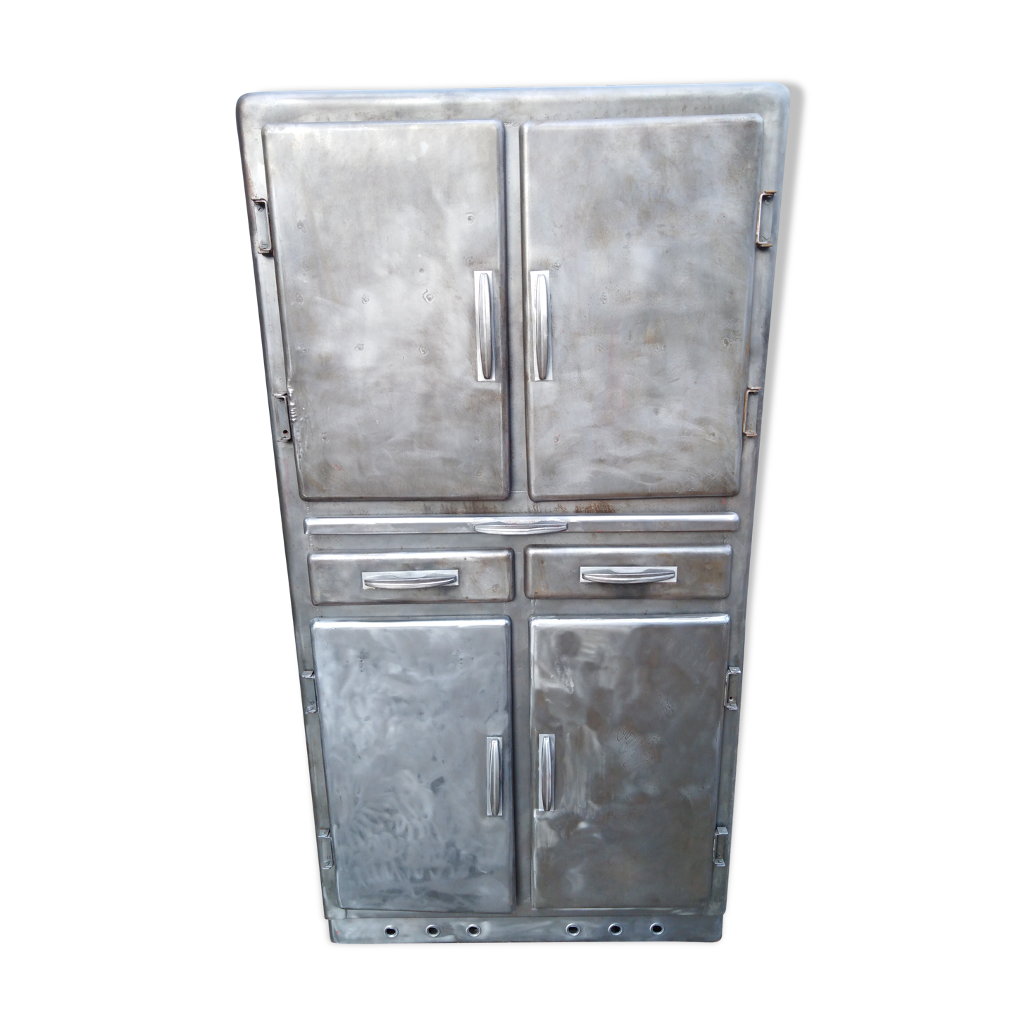 1950 industrial style high metal buffet