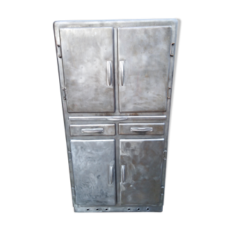 1950 industrial style high metal buffet