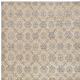 Vintage Turkish Handknotted Wool Rug. Floral Patterned Area Carpet for Cozy Farmhouse Interiors